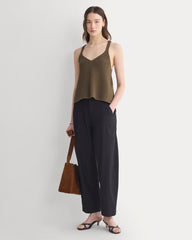 Racerback V-Neck Sweater | Beech