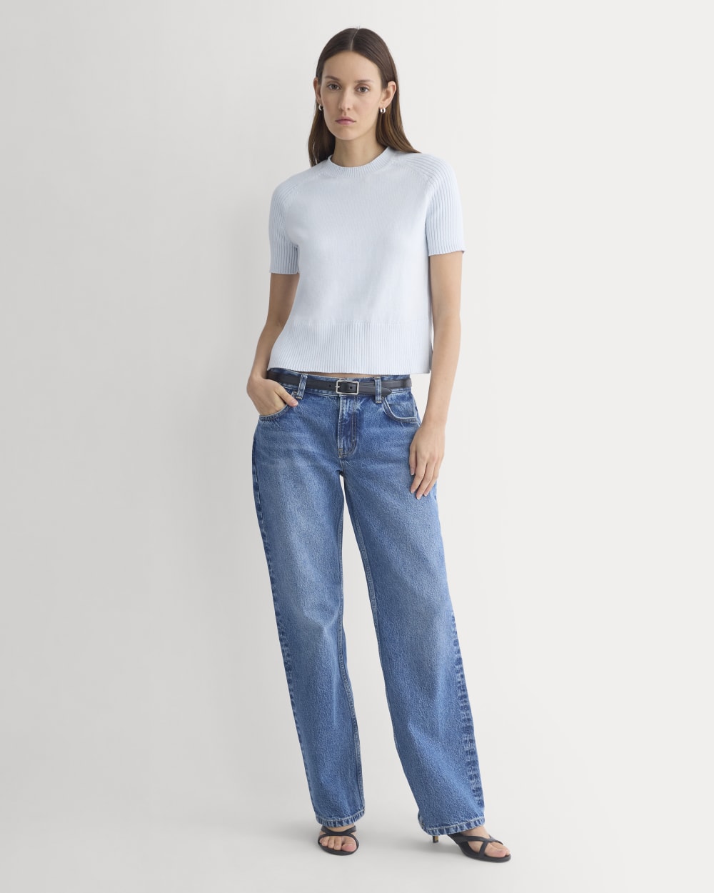 Short-Sleeve Crew in Everyday Cotton | Skywriting