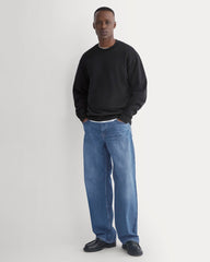 Lightweight Terry Sweatshirt | Black