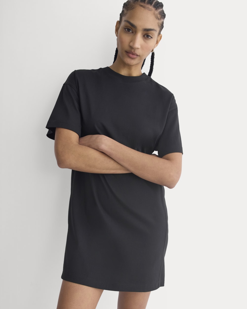 Weekend Tee Mini Dress | Black