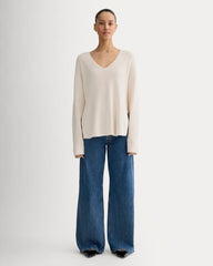 The Slouchy V-Neck in Everyday Cotton | Canvas