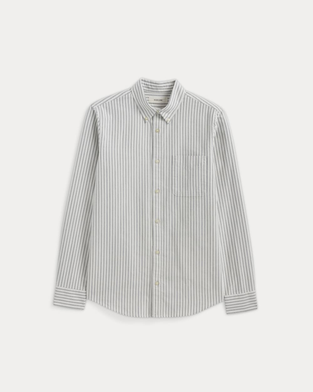 The Slim Oxford Shirt | Bone/Navy | Tall