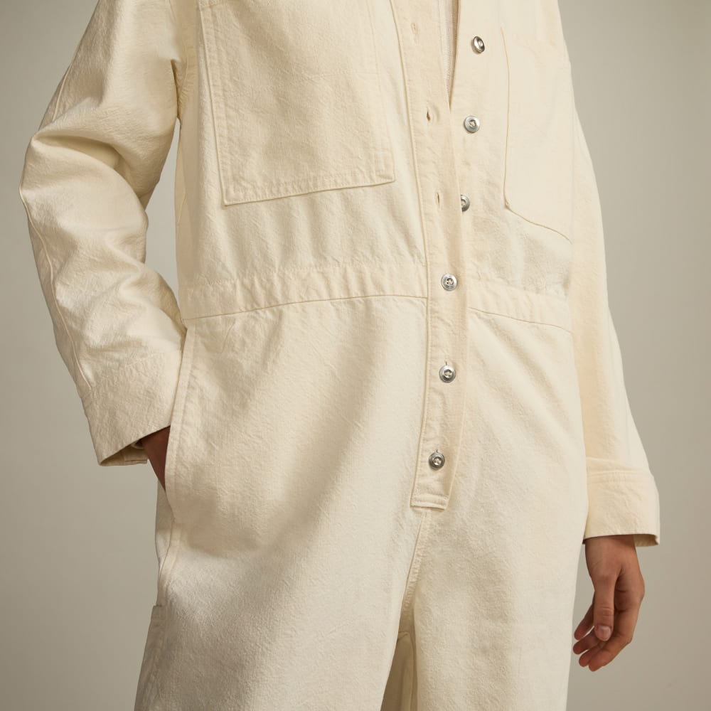 The Canvas Organic Cotton Coverall | Bone