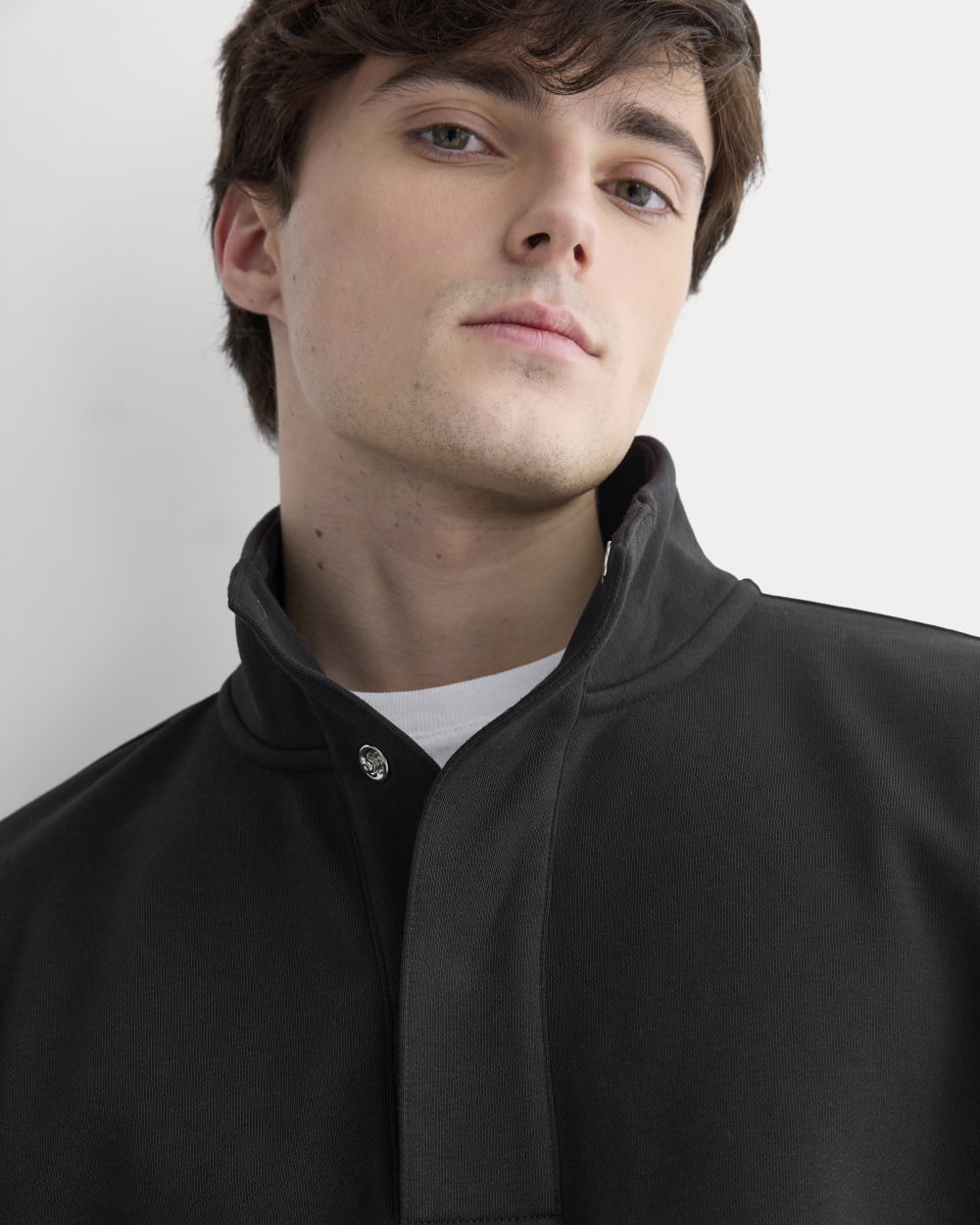 Off-Duty Terry Pullover | Black