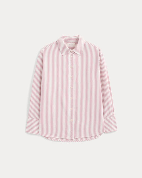 Everyday Oxford Shirt | Bone/Heather Rose