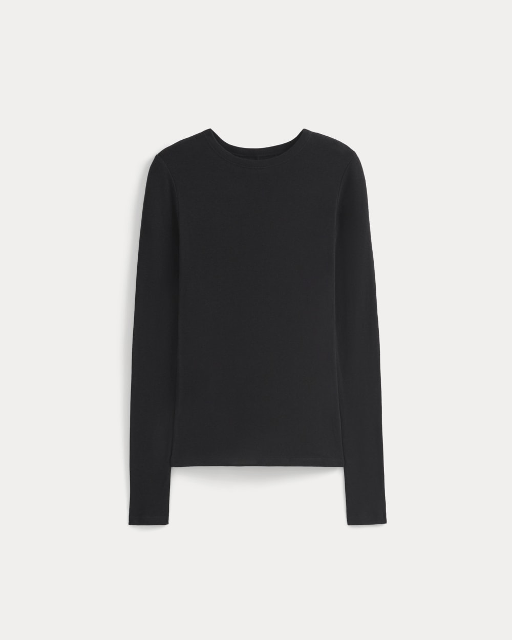 Tissue Long-Sleeve Crew | Black