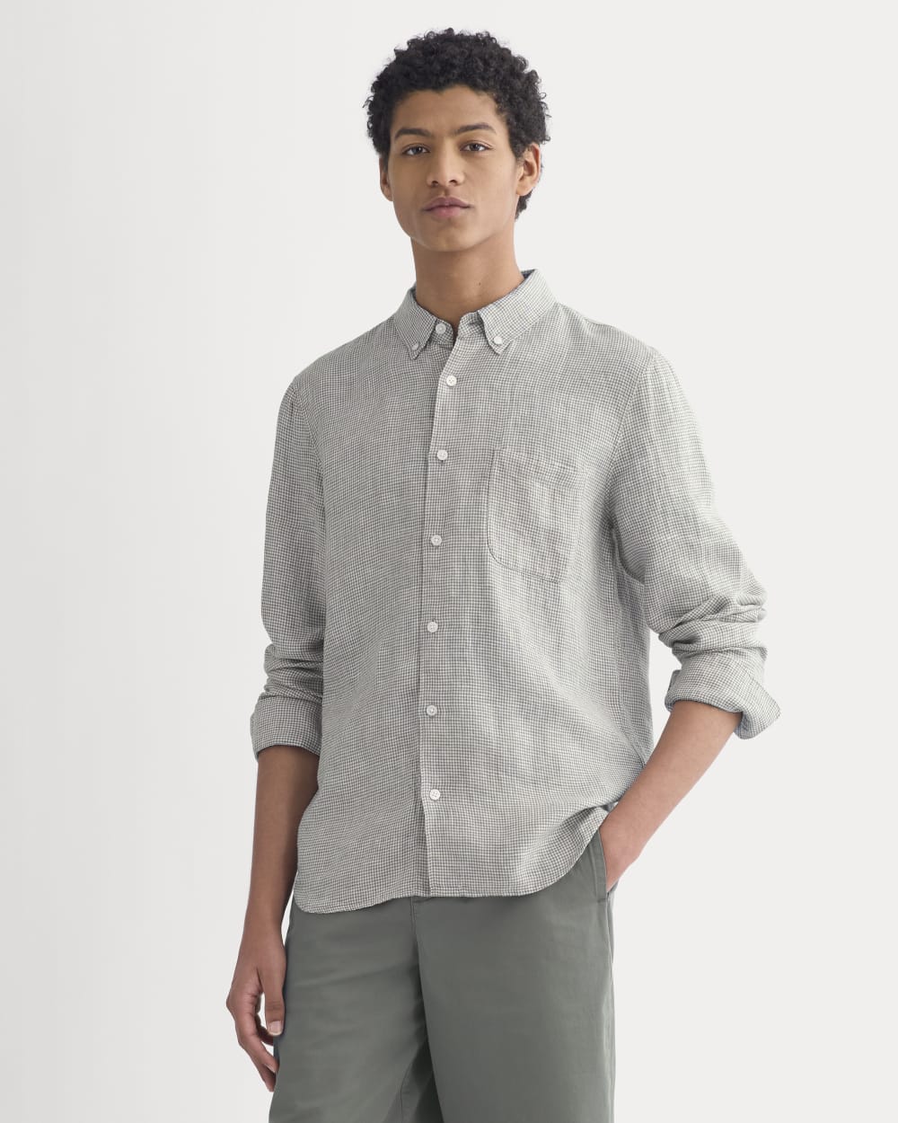 The Classic Shirt in Linen | Peyote