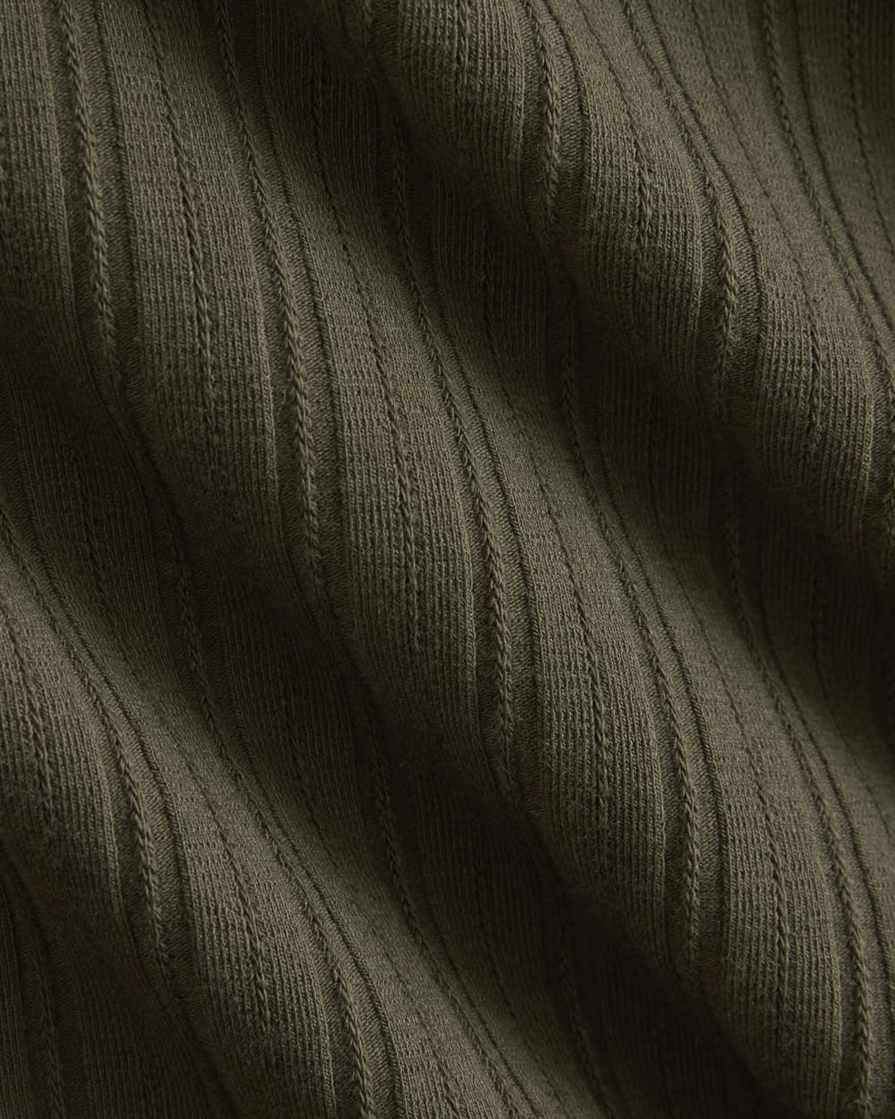 Racerback Tank in Pointelle | Olive Night