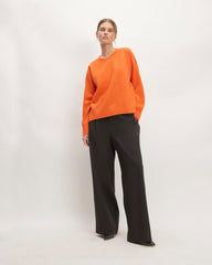 The Good Merino Wool Crewneck Sweater | Orange