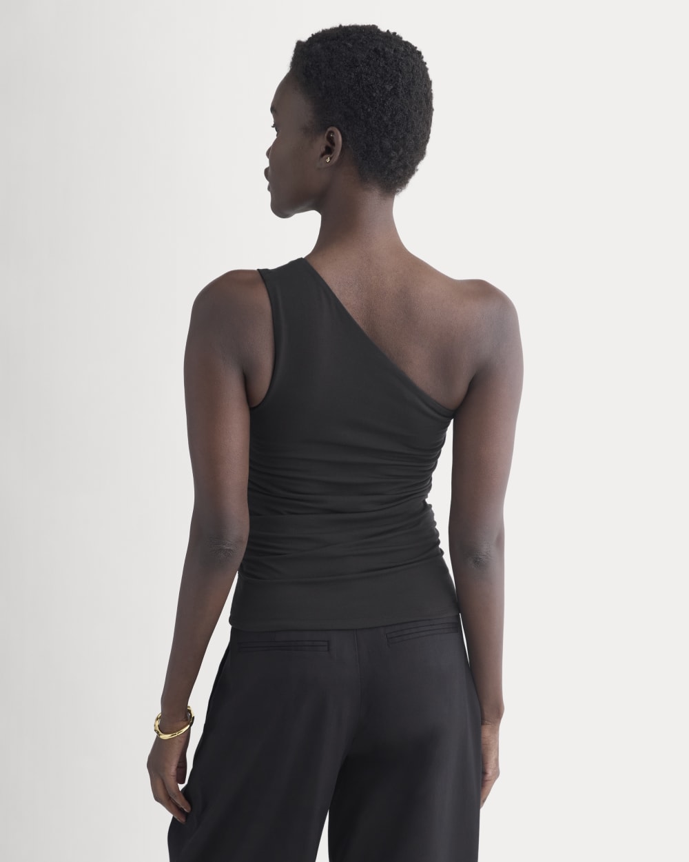 One-Shoulder Top | Black