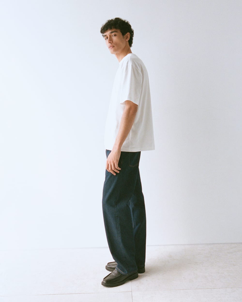 Archive Relaxed-Fit Cotton Crew | White