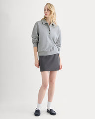 Ponte Mini Skirt | Graphite