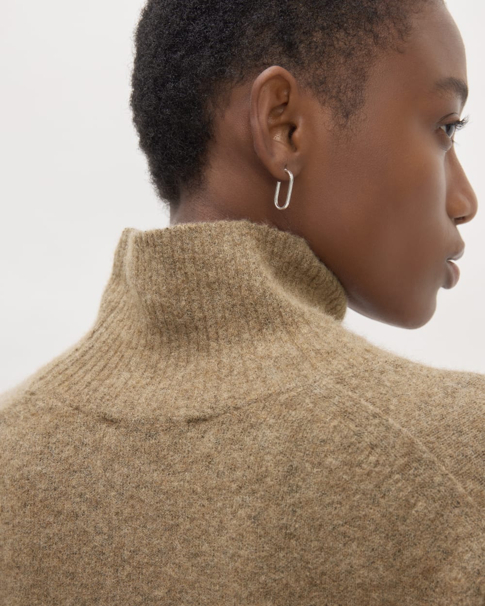 The Cozy Stretch Turtleneck Dress | Heathered Toasted Coconut