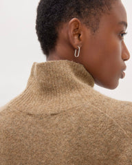 The Cozy Stretch Turtleneck Dress | Heathered Toasted Coconut