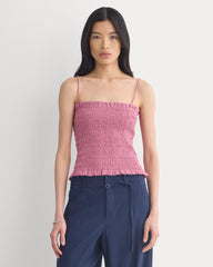 Gauze Smocked Cami | Heather Rose