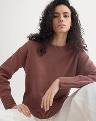 The Boxy Sweater in Everyday Cotton | Mocha