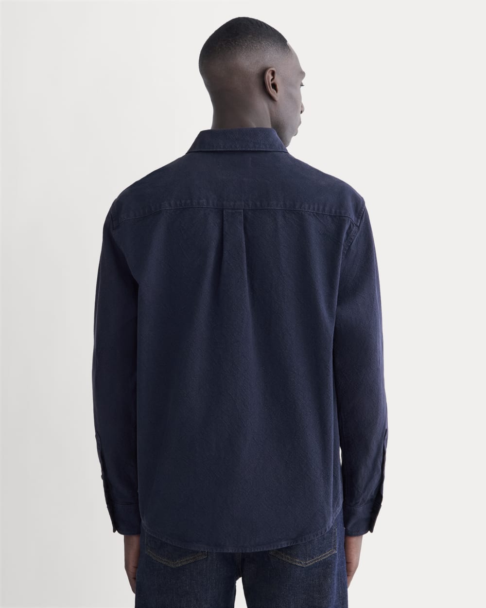 The Canvas Organic Cotton Overshirt | Navy