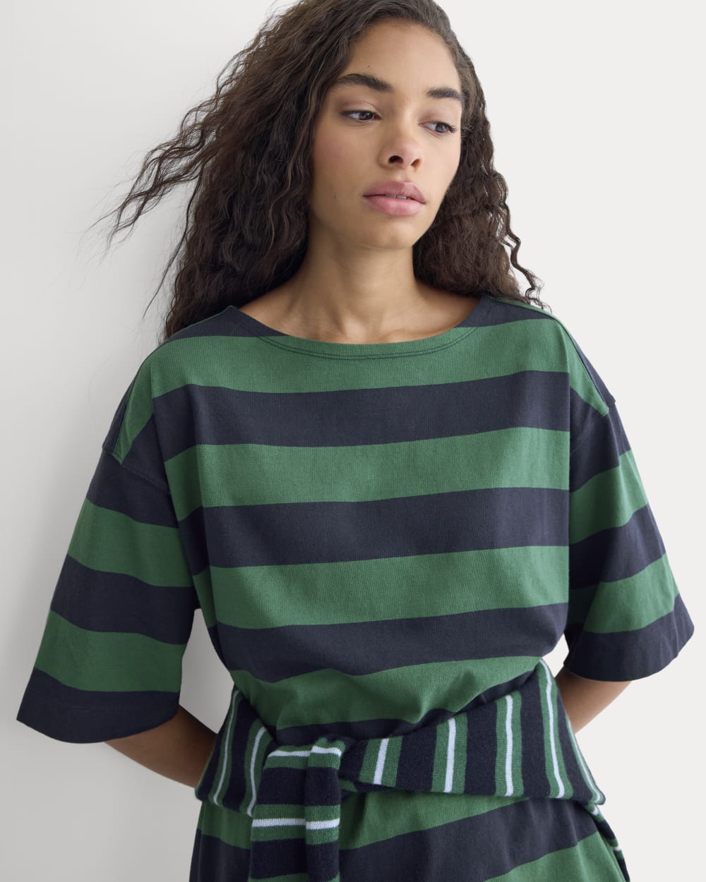 Mariner Tee | Navy/Hunter Green