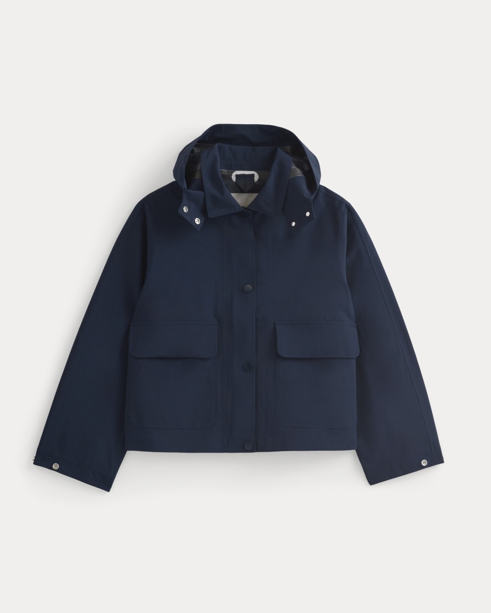 Re:Cycled Nylon Barrel Jacket | Deep Navy