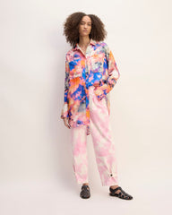 The Everlane x Marques' Almeida Satin Tie-Dye Shirt | Multi Tie-Dye