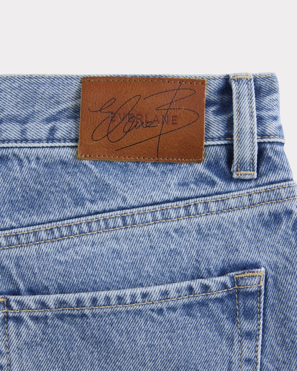 Everlane x Elena Bonvicini La Brea Low-Rise Baggy Jean | Crystal Cove Indigo