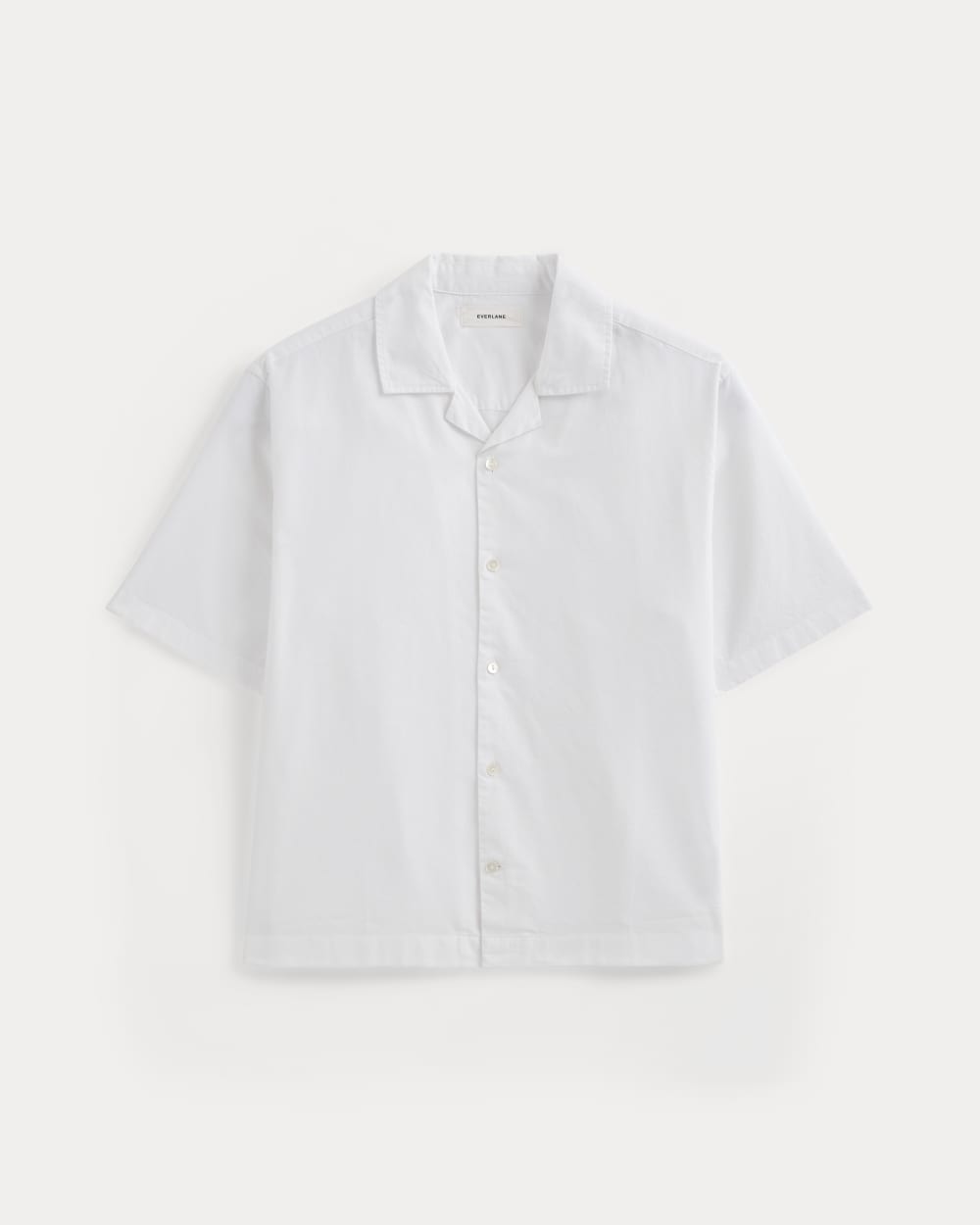Cropped Resort Shirt | White