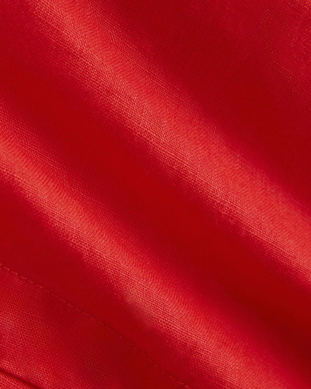 Flowy Short in Linen | Fiery Red