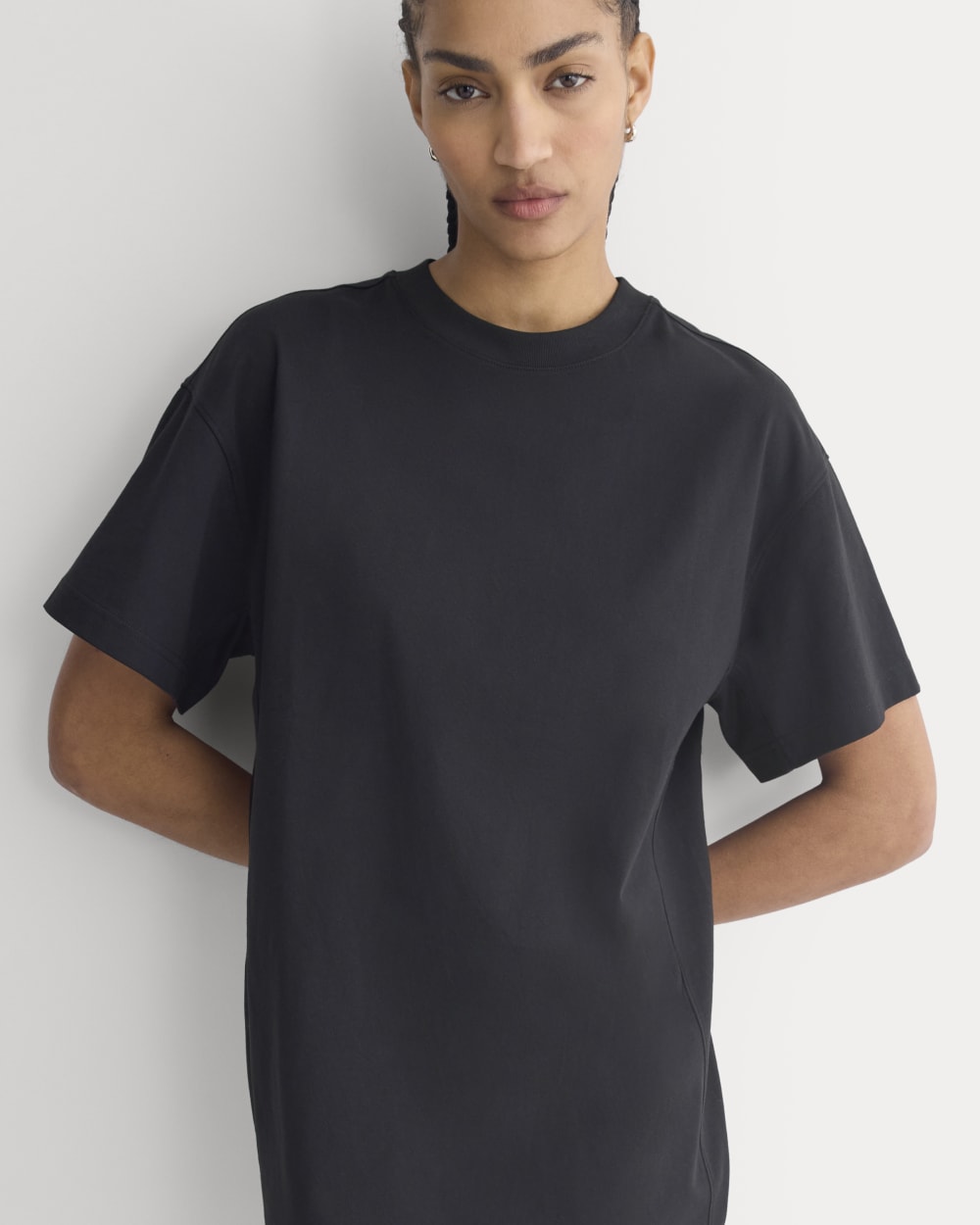 Weekend Tee Mini Dress | Black