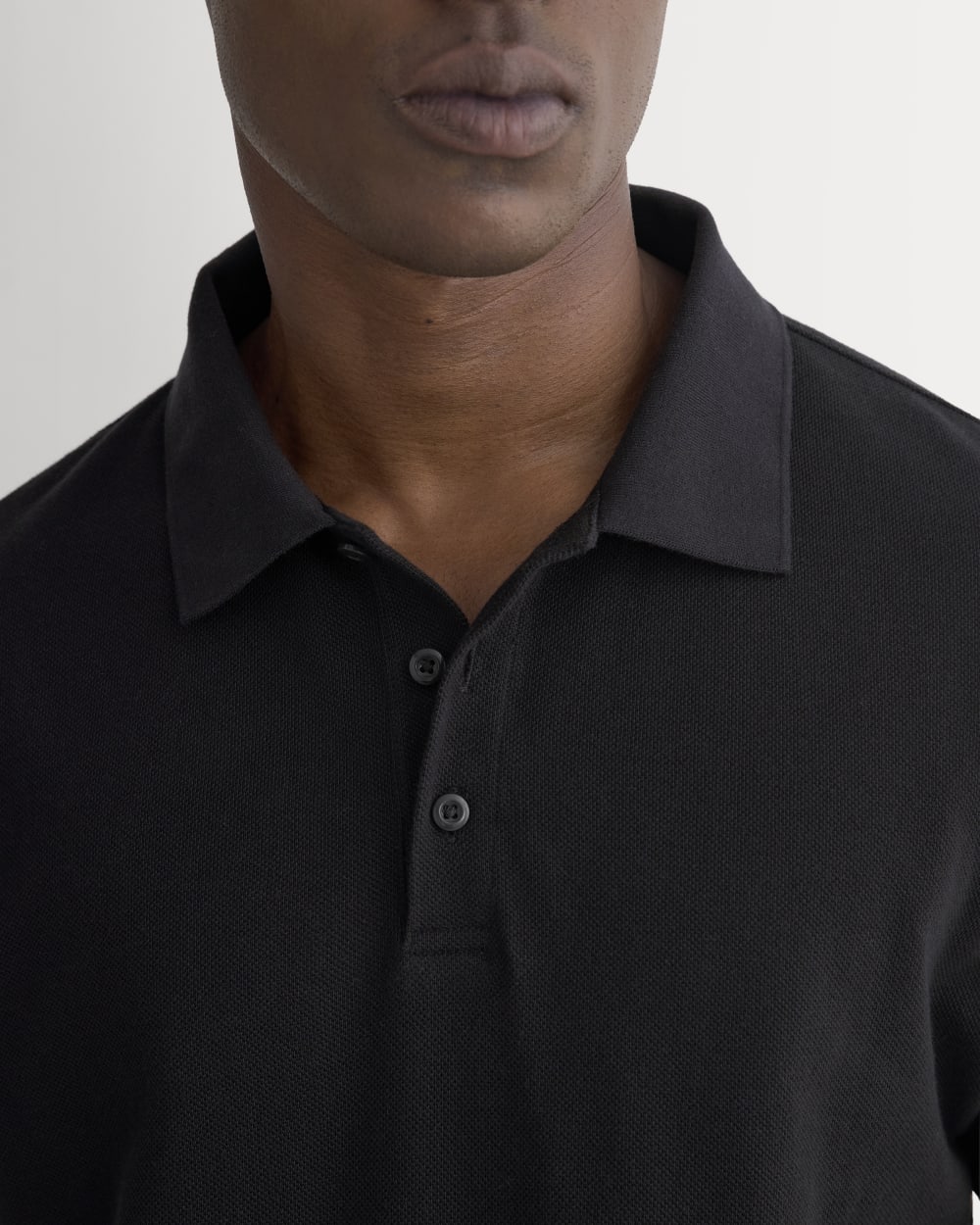 Classic Piqué Polo | Black