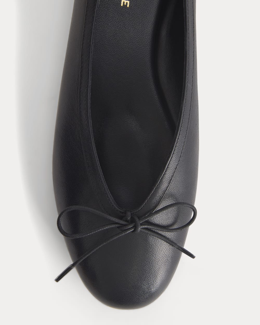 Made in Italy Ballet Flat | Black Leather