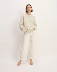 The Cotton Honeycomb Square Crew | Canvas