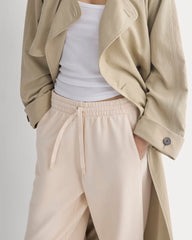 Lightweight Terry Jogger | Parchment