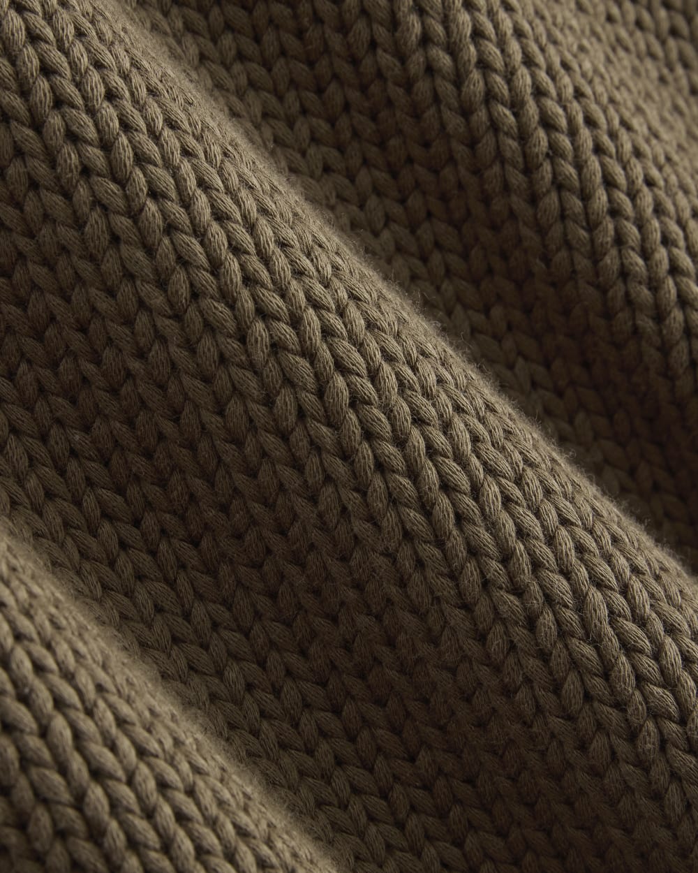 Oversized Cocoon Crew in Elevated Cotton | Beech
