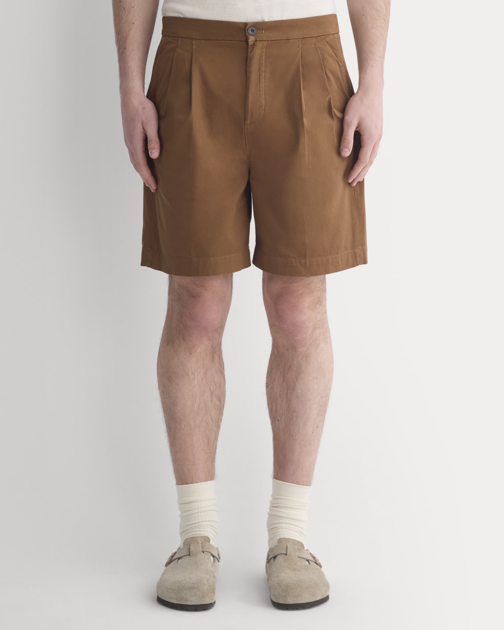 Pleated Easy Short | Toffee