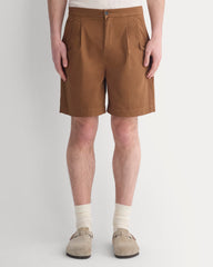 Pleated Easy Short | Toffee