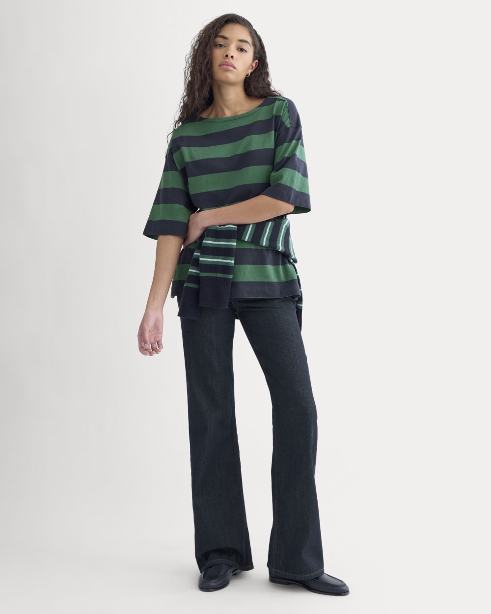 Mariner Tee | Navy/Hunter Green