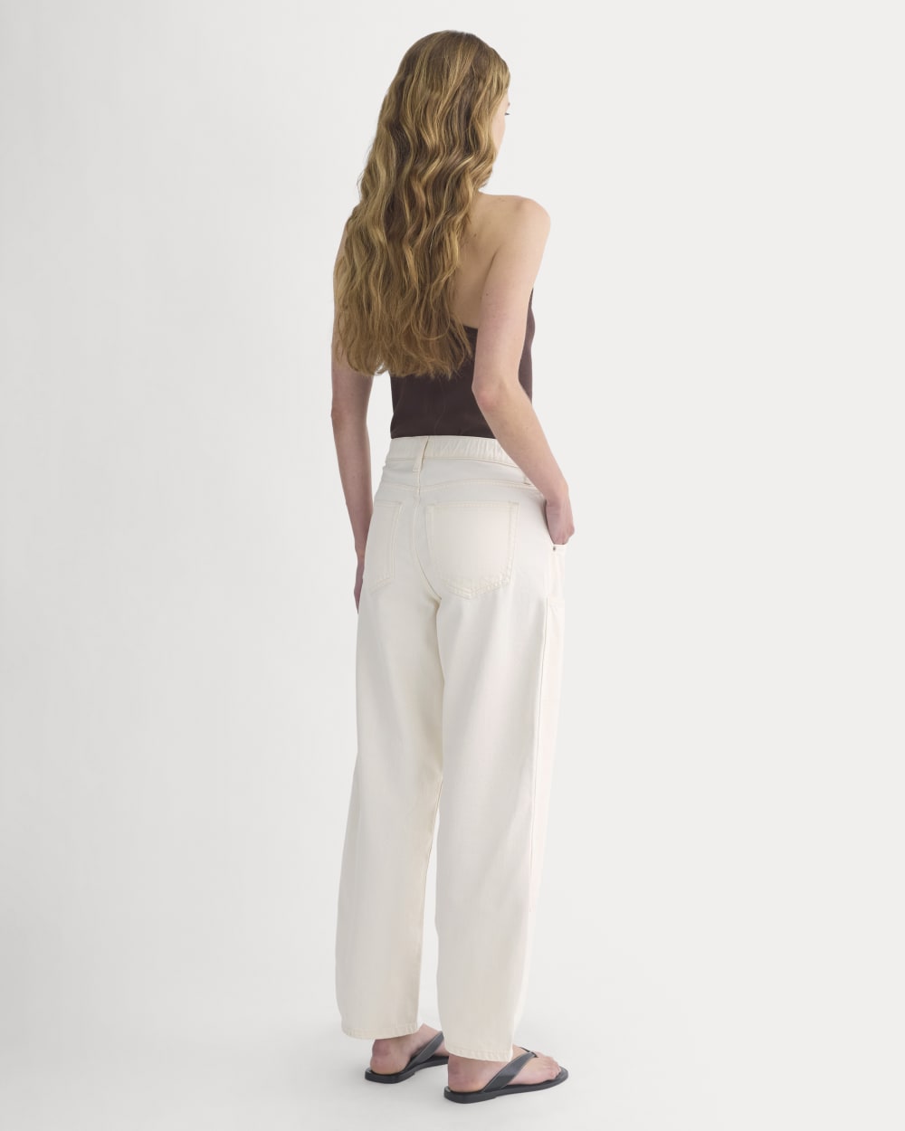 Pull-On Carpenter Jean | Ecru