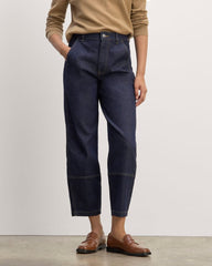 The Utility Barrel Jean | Pure Blue | Regular