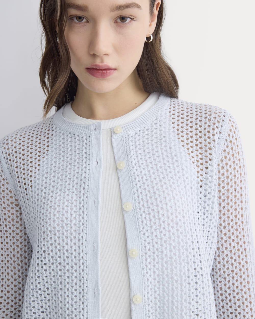 Lace-Knit Cardigan | Skywriting