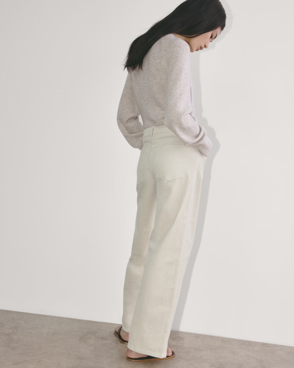 The Mid-Way Pant in Corduroy | Sandstone