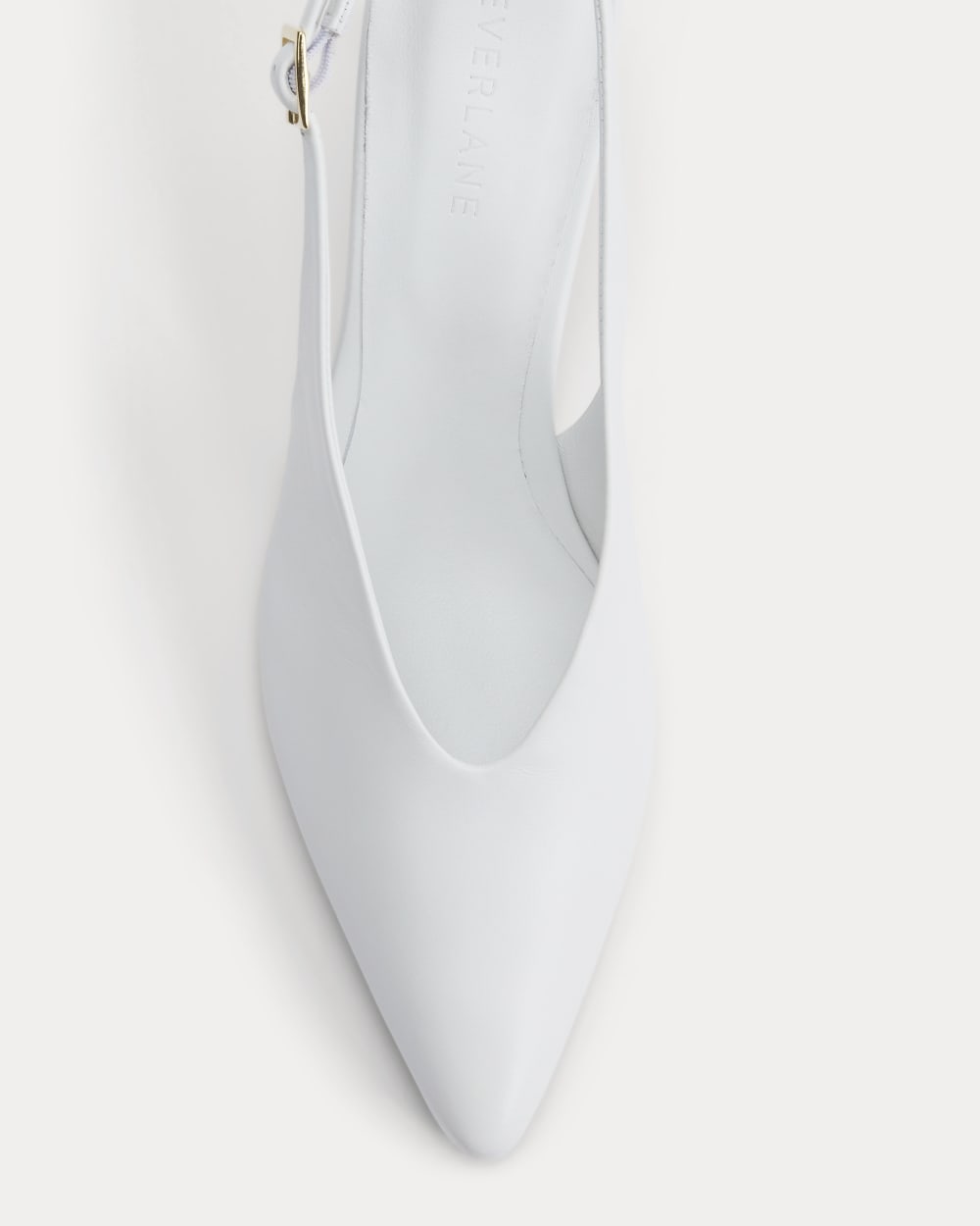 Pointed-Toe Slingback Heel | Snow