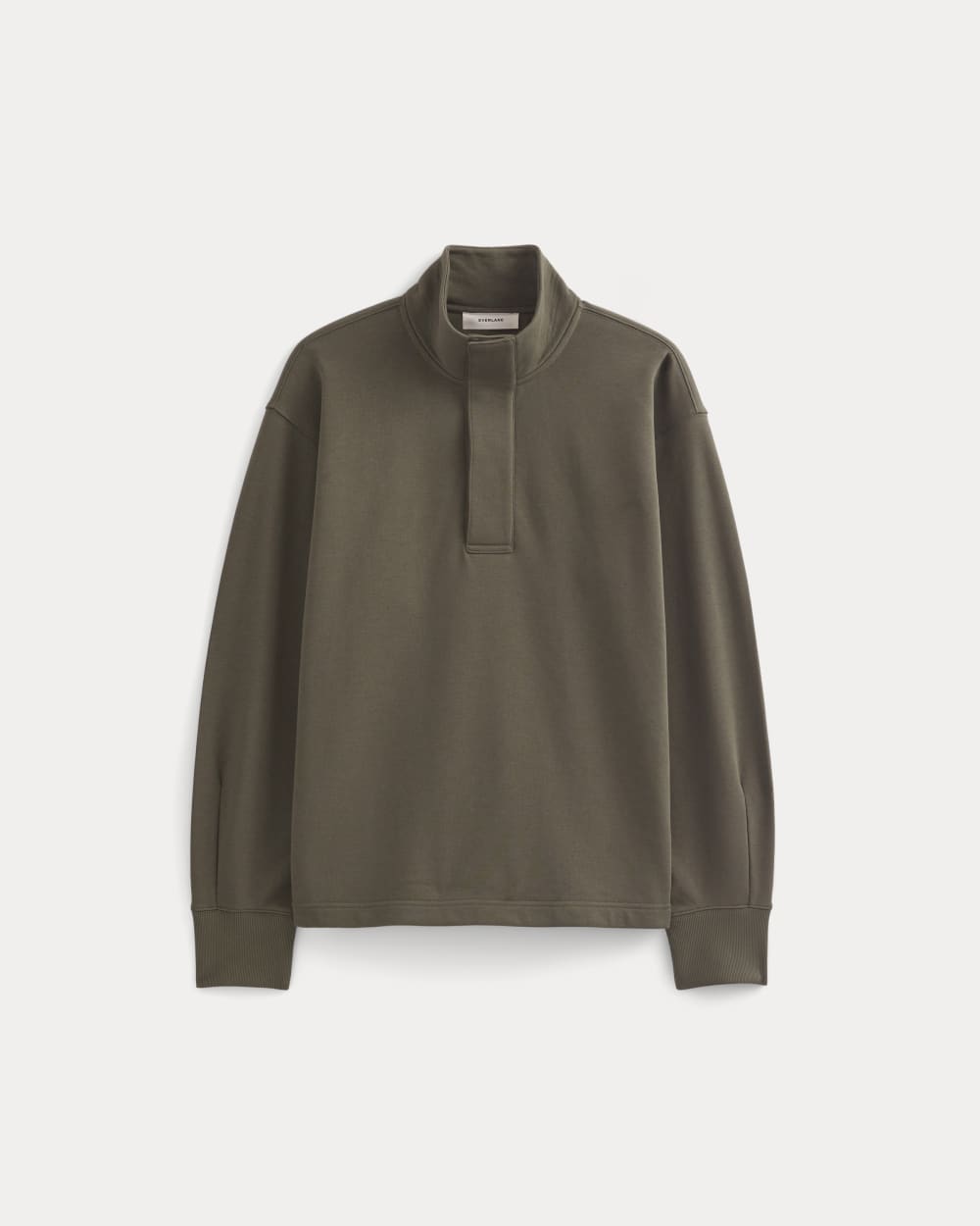 Off-Duty Terry Pullover | Olive Night