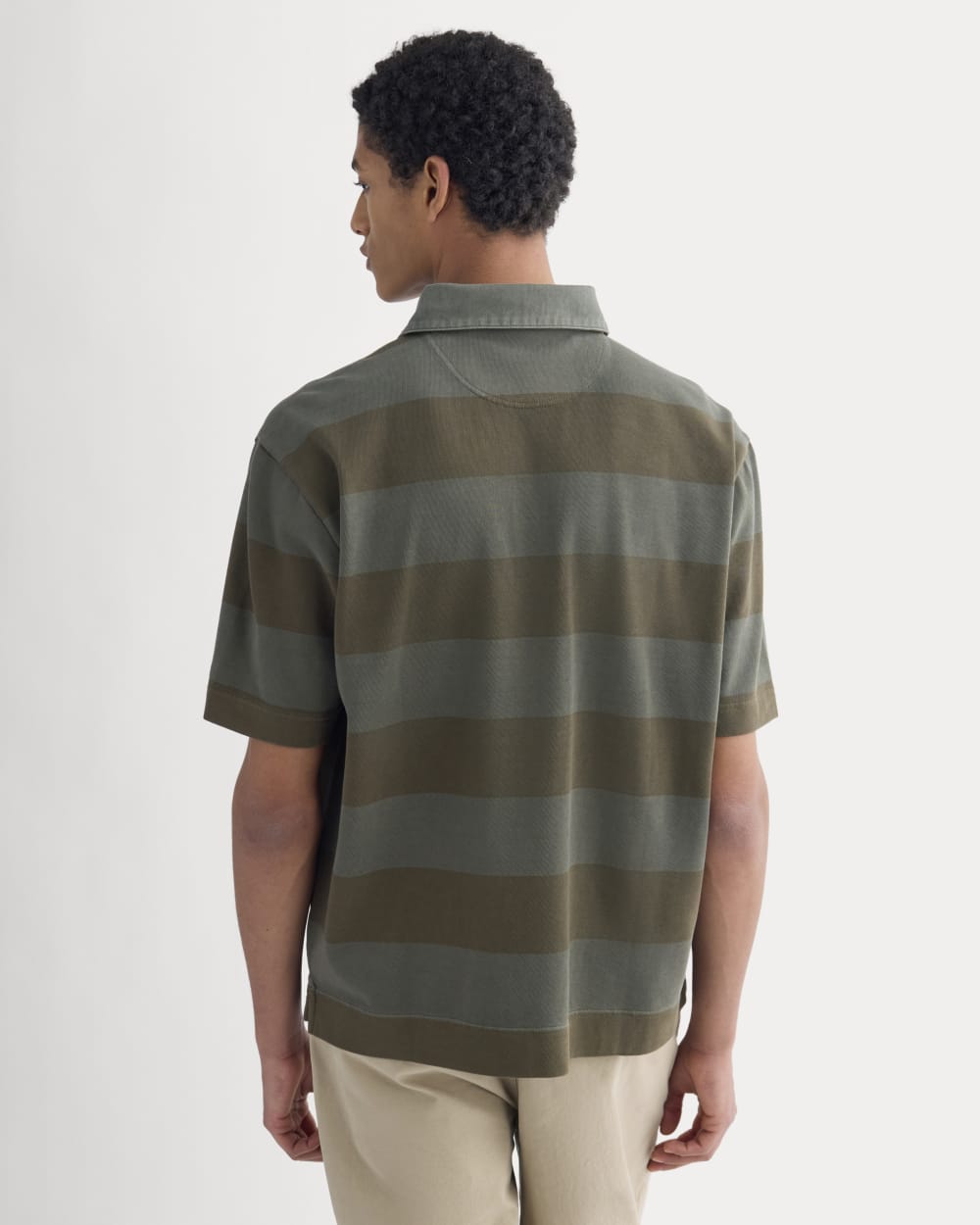 Vintage Rugby Polo | Overdye Olive Night