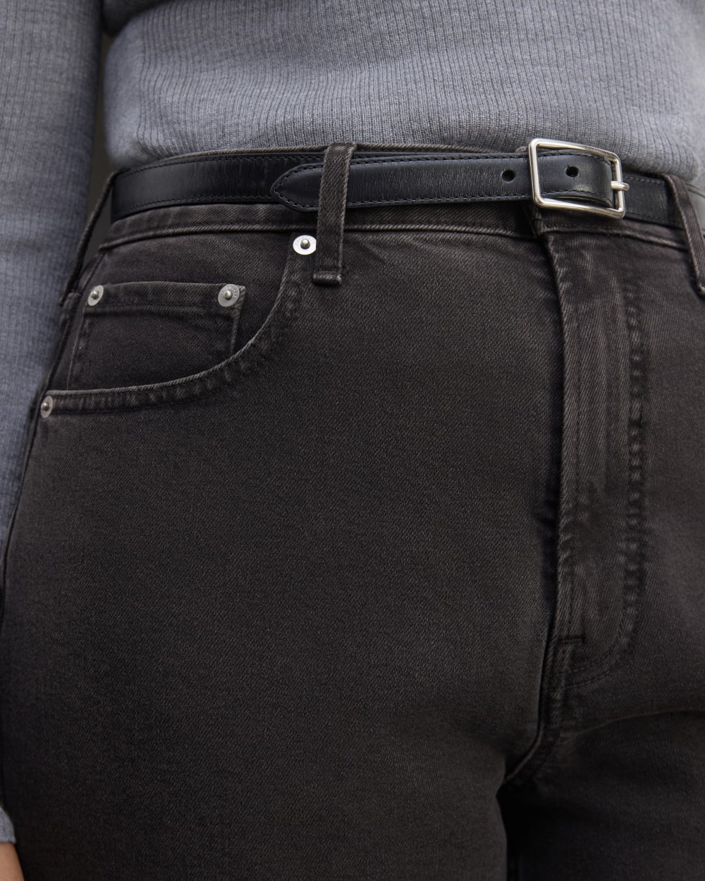 The Cheeky Hourglass Jean | Washed Black | 26.5" Inseam