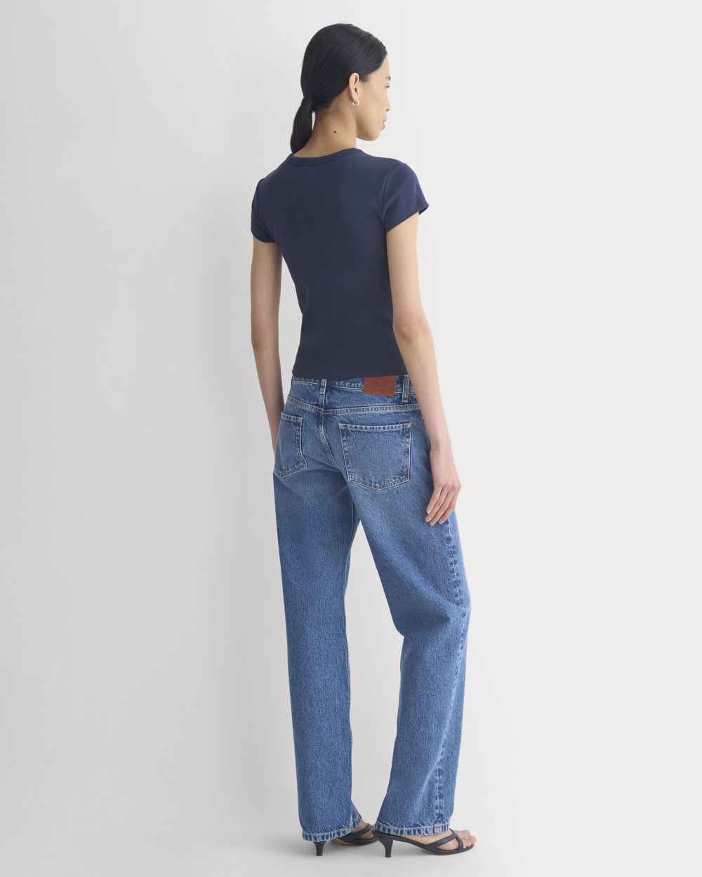 RetroSoft Cotton Crew | Navy
