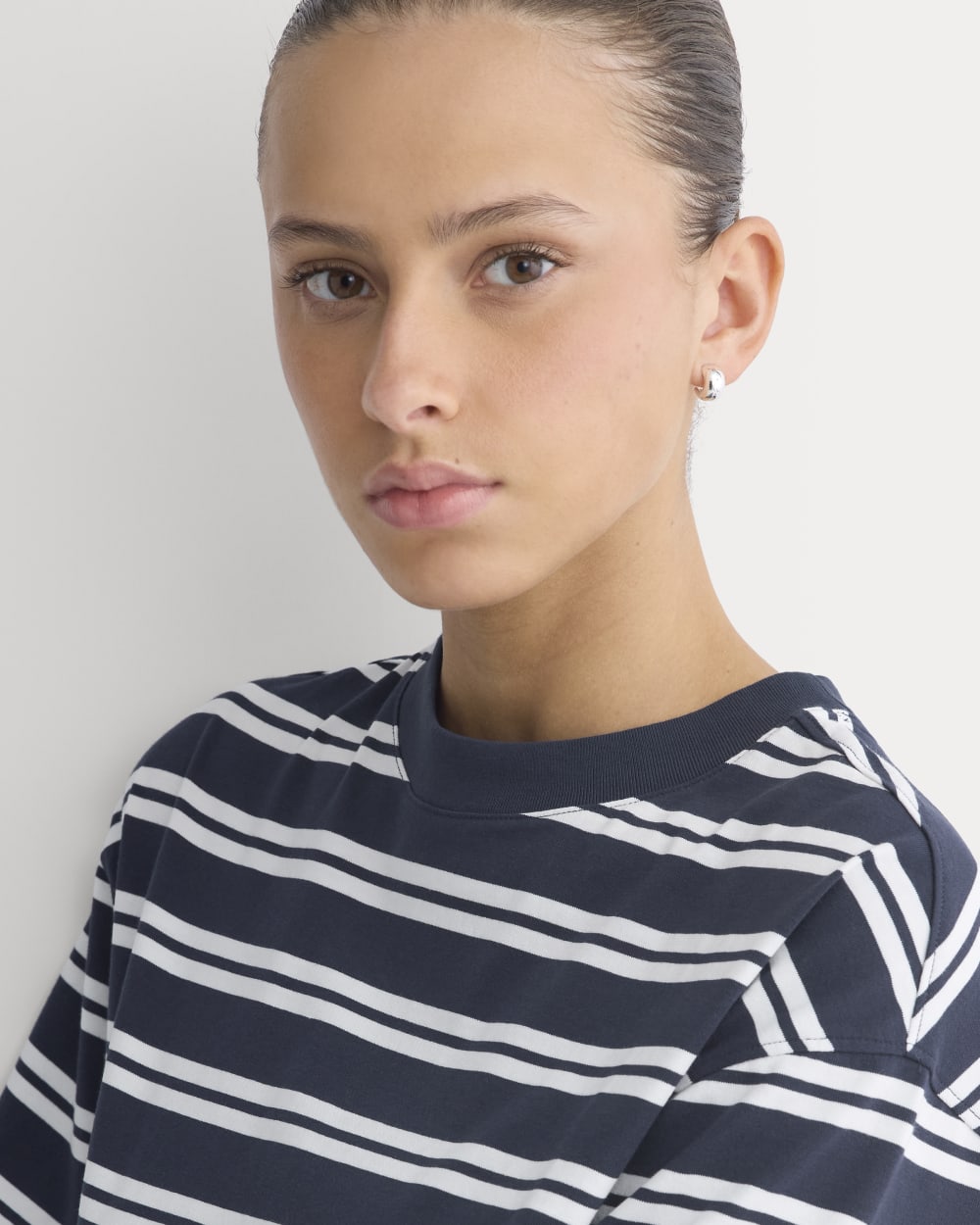 Weekend Tee Mini Dress | True Navy / Canvas Tan