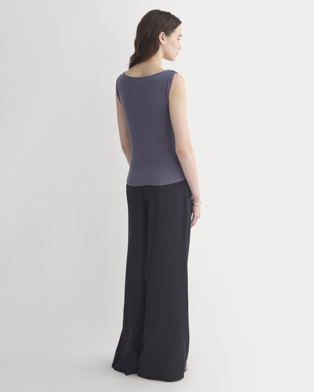 Cowl Neck Twist Tank in Butterluxe | Graystone