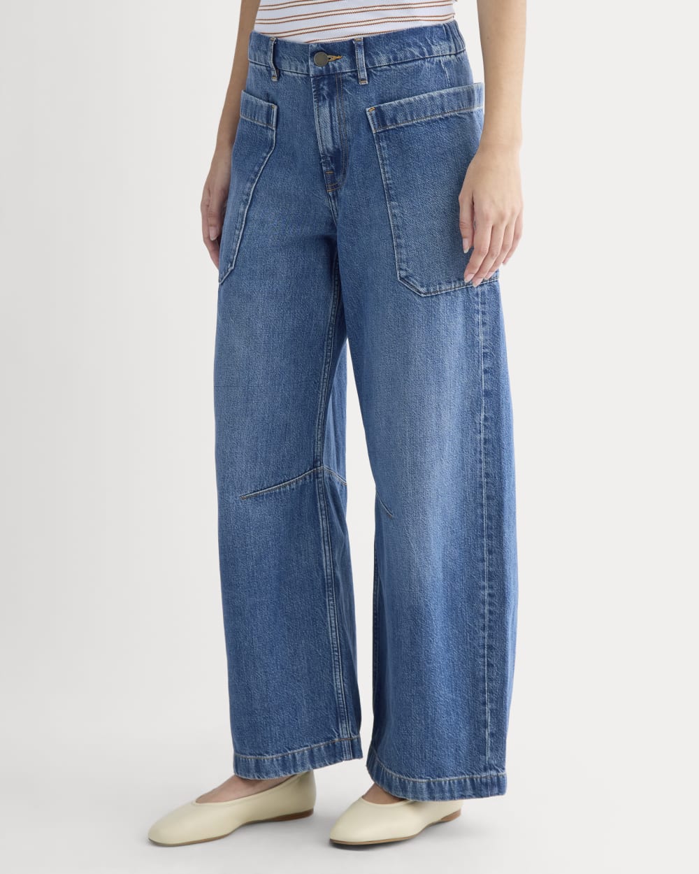 The Gardener Pull-On Jean | Medium Indigo