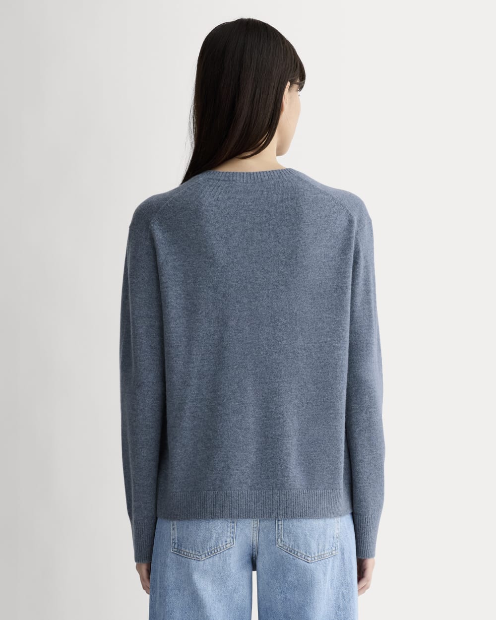 The Classic V in Cashmere | Denim Blue