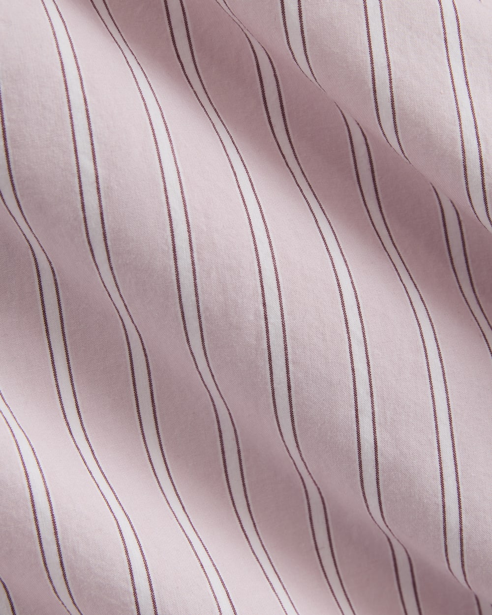 Midi Shirtdress in Ultrasoft Cotton | Burnished Lilac/Gardenia